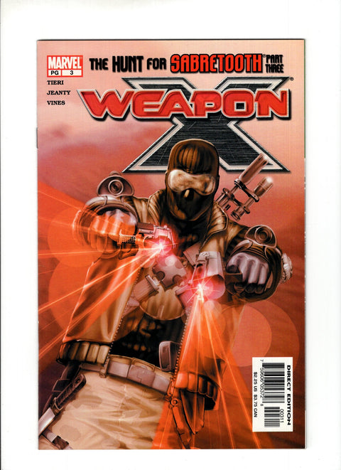 Weapon X, Vol. 2 #3A  Marvel Comics 2002