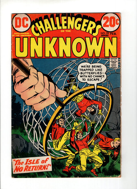 Challengers of the Unknown, Vol. 1 #78 DC Comics 1973