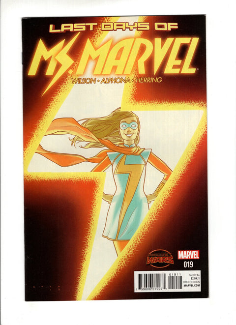Ms. Marvel, Vol. 3 #19A  Marvel Comics 2015