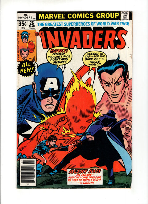 The Invaders, Vol. 1 #26A  Marvel Comics 1978