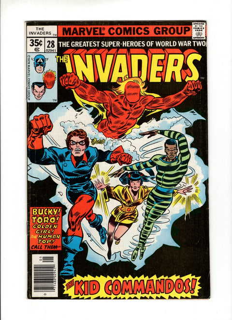 The Invaders, Vol. 1 #28A  Marvel Comics 1978