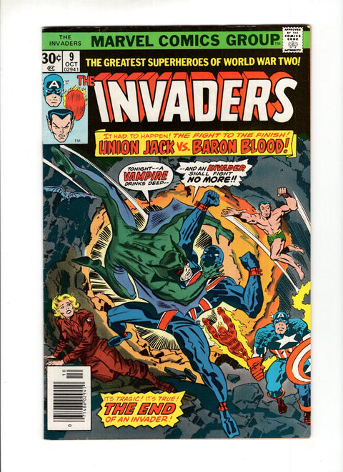 The Invaders, Vol. 1 #9A  Marvel Comics 1976