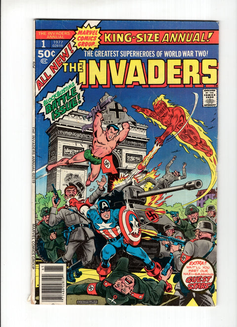 The Invaders, Vol. 1 Annual #1  Marvel Comics 1977