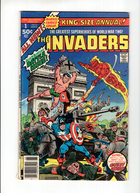 The Invaders, Vol. 1 Annual #1 Marvel Comics 1977