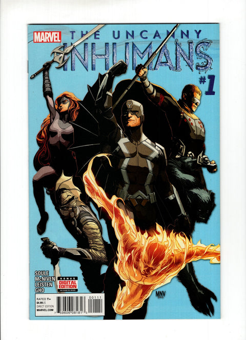 The Uncanny Inhumans #1A Marvel Comics 2015