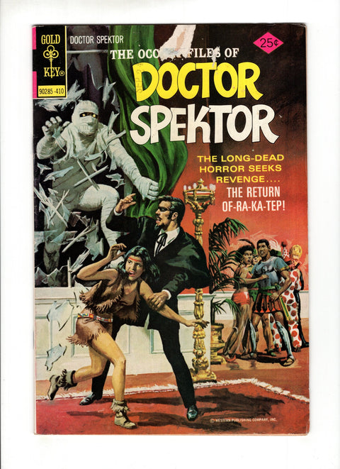 Occult Files of Doctor Spektor #10 Western Publishing Co. 1974
