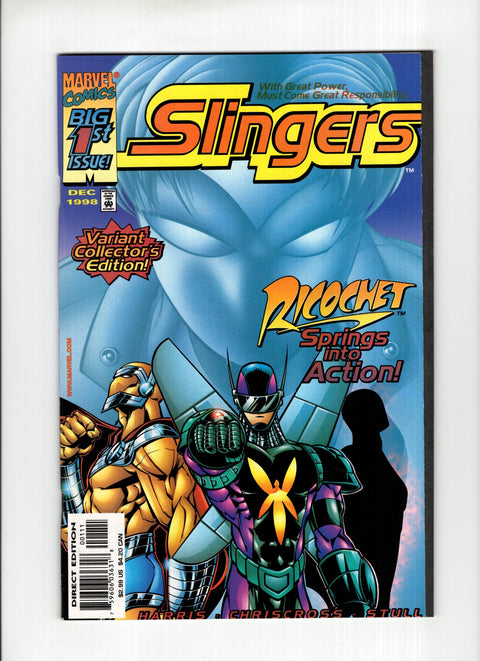 Slingers #1A Ricochet Cover Marvel Comics 1998
