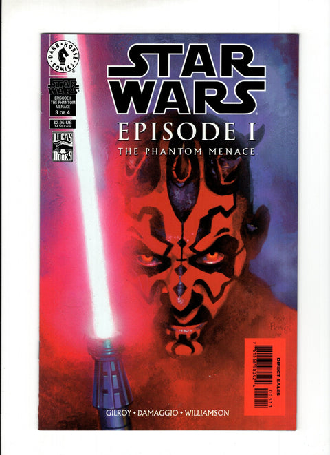 Star Wars: Episode 1 - Phantom Menace #3A First cover appearance of Darth Maul, first appearance of Mace Windu Dark Horse Comics 1999