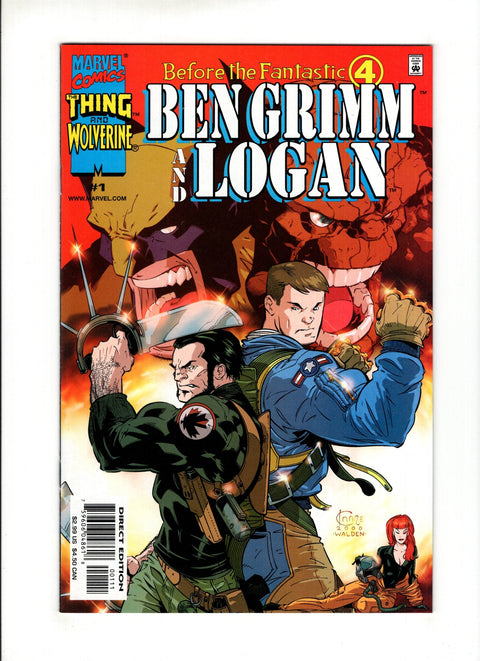 Before the Fantastic Four: Ben Grimm and Logan #1-3 Complete Series Marvel Comics 2000