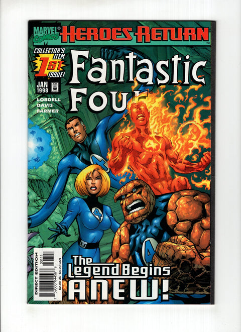 Fantastic Four, Vol. 3 #1A  Marvel Comics 1997