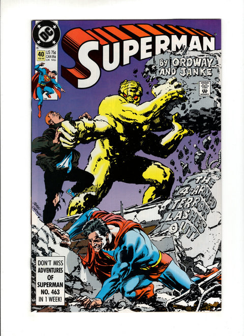 Superman, Vol. 2 #40A DC Comics 1990