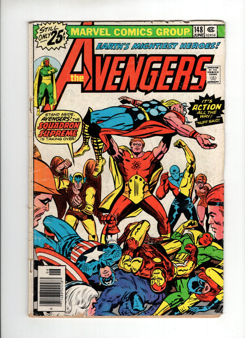 The Avengers, Vol. 1 #148A  Marvel Comics 1976