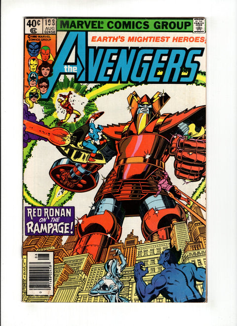 The Avengers, Vol. 1 #198A Marvel Comics 1980