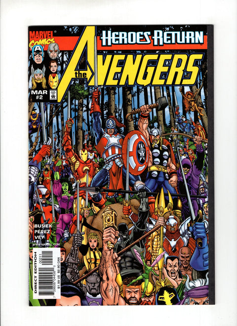 The Avengers, Vol. 3 #2A  Marvel Comics 1998