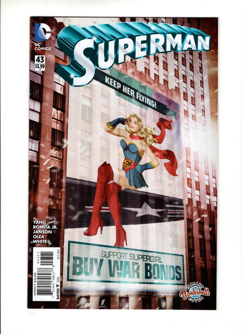 Superman, Vol. 3 #43B Bombshells Variant Cover DC Comics 2015