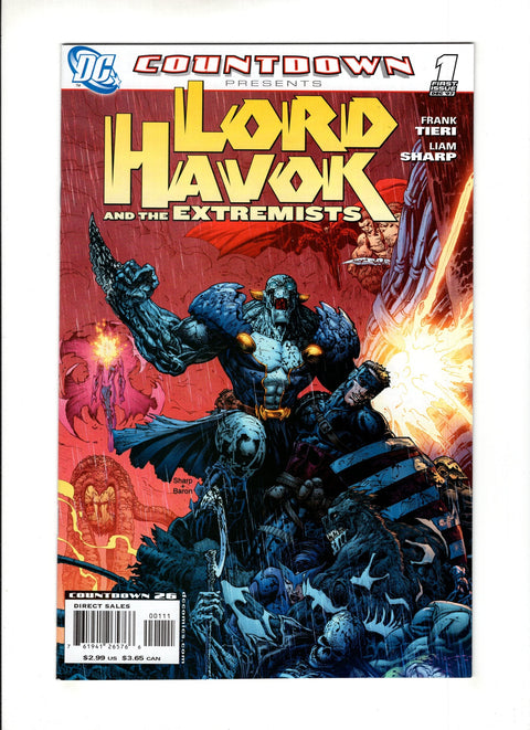 Countdown Presents: Lord Havok and the Extremists #1 DC Comics 2007