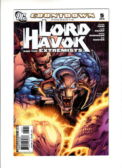 Countdown Presents: Lord Havok and the Extremists #5 DC Comics 2008
