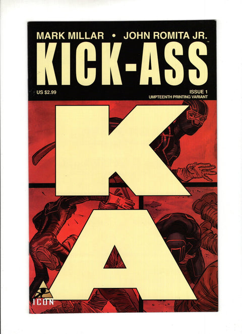 Kick-Ass #1G John Romita Jr. Umpteenth Print Variant Marvel Comics 2009