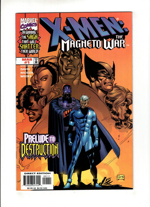 X-Men: Magneto War #1A Marvel Comics 1999