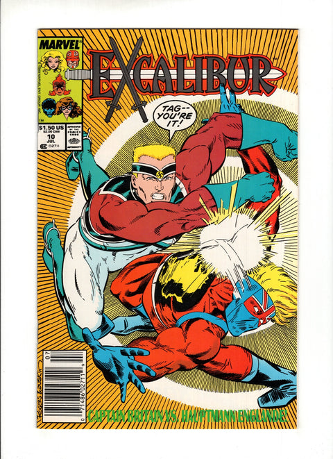 Excalibur, Vol. 1 #10B Marvel Comics 1989