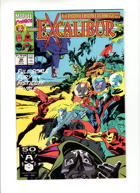 Excalibur, Vol. 1 #39A Marvel Comics 1991