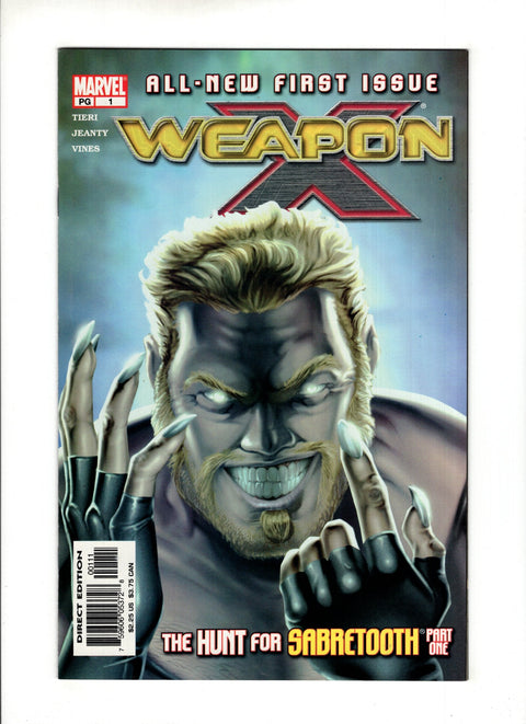 Weapon X, Vol. 2 #1A Marvel Comics 2002