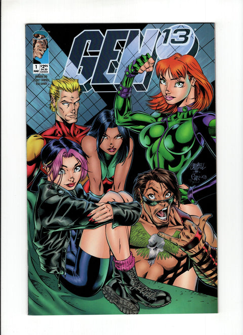 Gen 13, Vol. 2 #1C 1995 J. Scott Campbell "Thumbs Up" J. Scott Campbell "Thumbs Up" Image Comics 1995