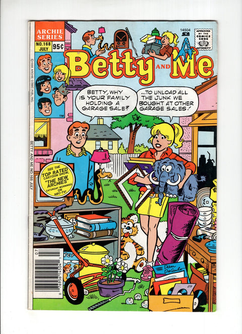 Betty and Me #168 (1988) Archie Comic Publications 1988