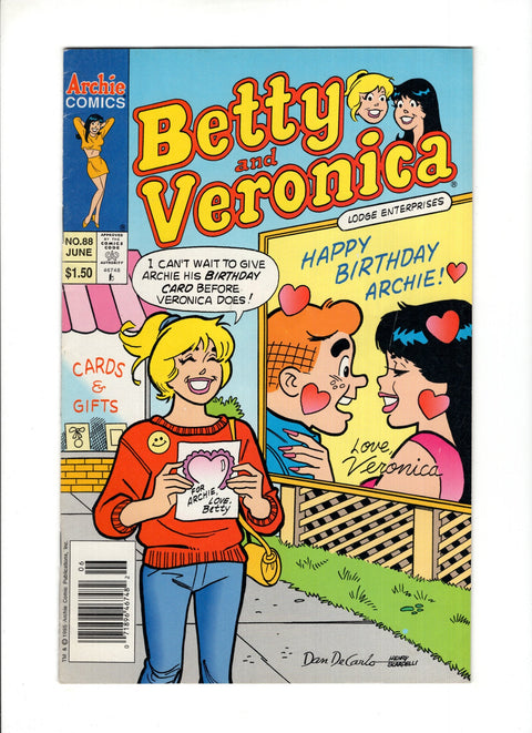 Betty & Veronica, Vol. 1 #88C (1995) CPV Archie Comic Publications 1995