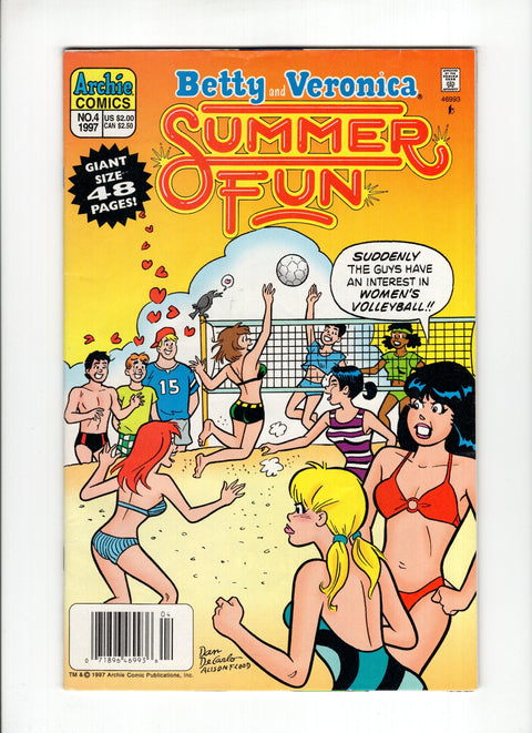 Betty & Veronica Summer Fun #4 (1997) Archie Comic Publications 1997