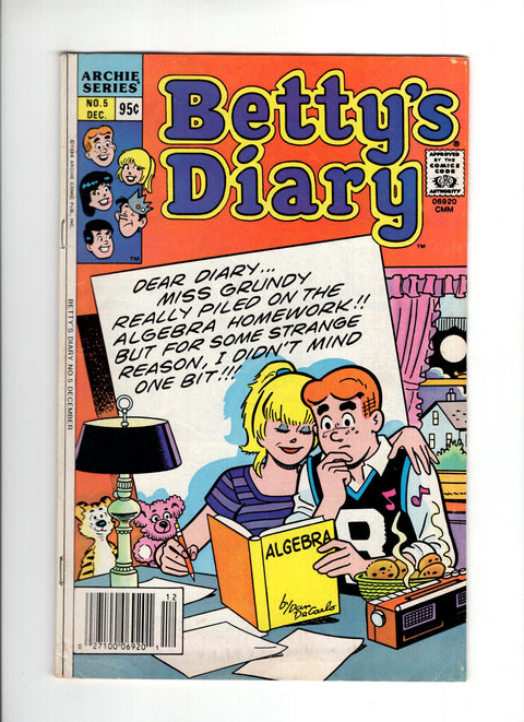 Betty's Diary #5 (1986) Archie Comic Publications 1986