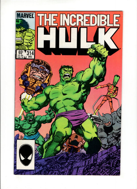 The Incredible Hulk, Vol. 1 #314A (1985)   Marvel Comics 1985