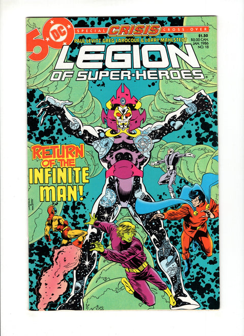 Legion of Super-Heroes, Vol. 3 #18 (1986) DC Comics 1986