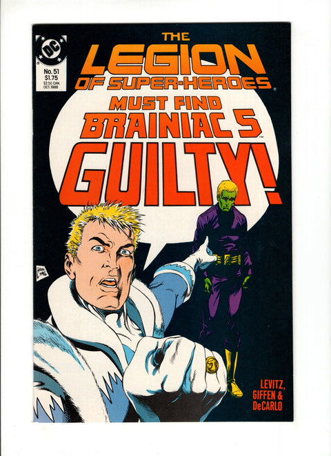 Legion of Super-Heroes, Vol. 3 #51 (1988)   DC Comics 1988