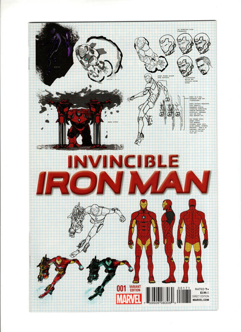 Invincible Iron Man, Vol. 2 #1G (2015) David Marquez Variant David Marquez Variant Marvel Comics 2015