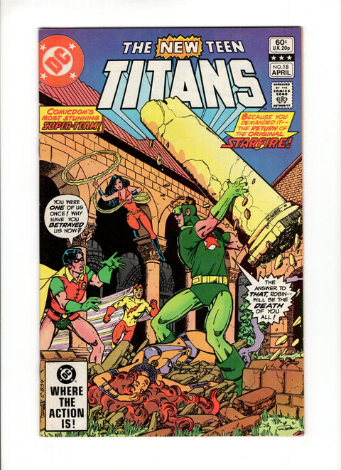 The New Teen Titans, Vol. 1 #18A (1982) DC Comics 1982