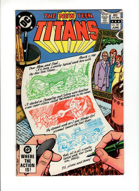 The New Teen Titans, Vol. 1 #20A (1982) DC Comics 1982
