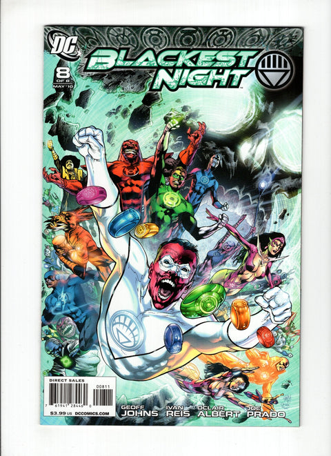 Blackest Night #8A (2010) 1st White Lantern Corps 1st White Lantern Corps DC Comics 2010