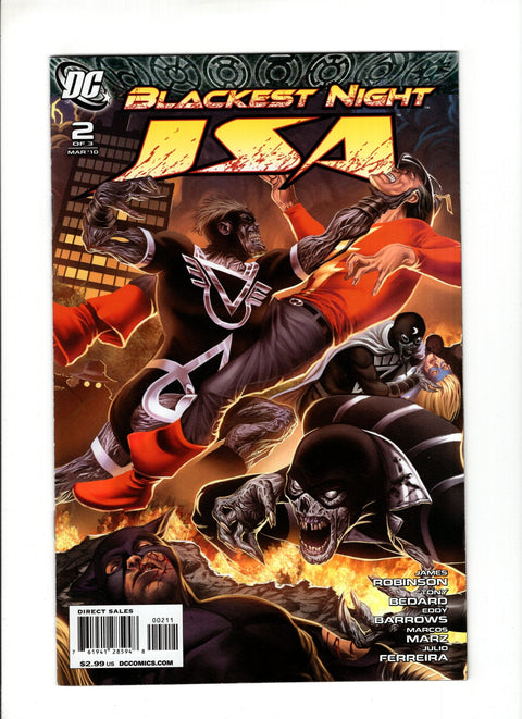Blackest Night: JSA #2A (2010) DC Comics 2010