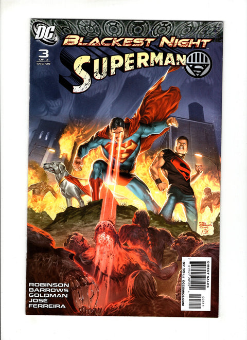 Blackest Night: Superman #3A (2009)   DC Comics 2009