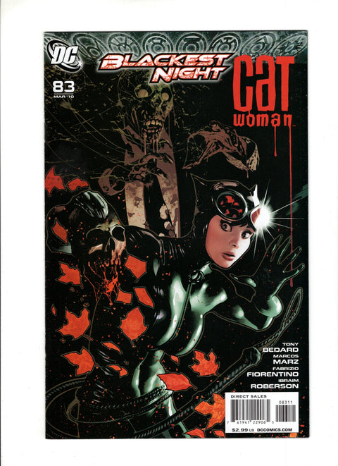 Catwoman, Vol. 3 #83 (2010) Blackest Night, Adam Hughes Cover Blackest Night, Adam Hughes Cover DC Comics 2010