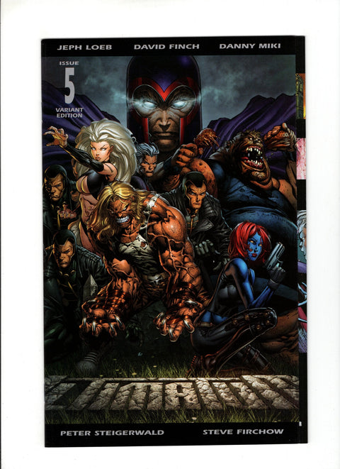 Ultimatum #5B (2009) David Finch Gatefold David Finch Gatefold Marvel Comics 2009