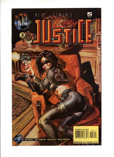 Neil Gaiman's Lady Justice (Big Entertainment) #3 (1996) Big Entertainment 1996