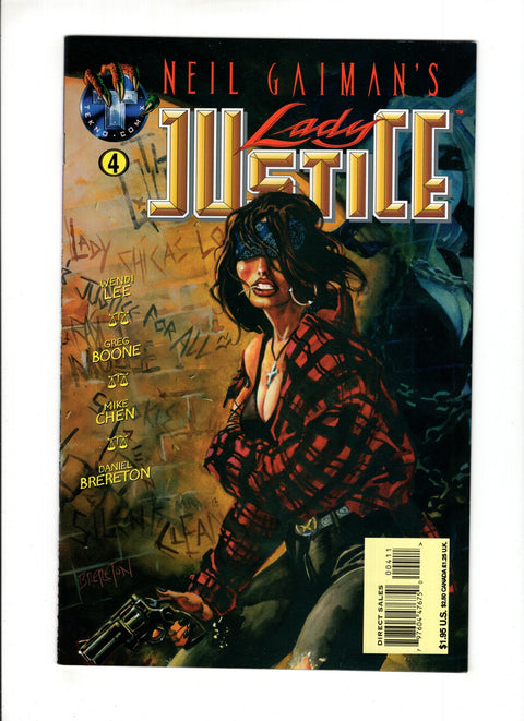 Neil Gaiman's Lady Justice (Big Entertainment) #4 (1996) Big Entertainment 1996