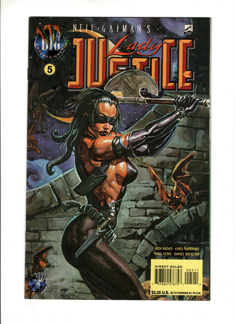 Neil Gaiman's Lady Justice (Big Entertainment) #5 (1996) Big Entertainment 1996