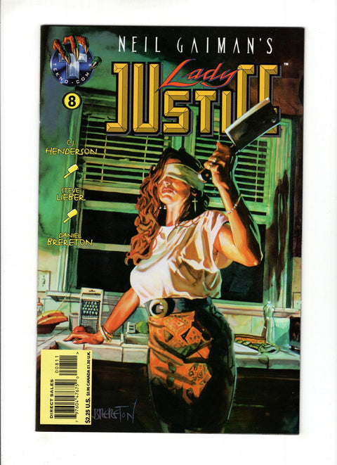 Neil Gaiman's Lady Justice (Tekno Comix) #8 (1996) Tekno Comix 1996
