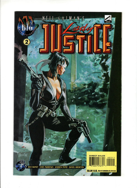 Neil Gaiman's Lady Justice (Big Entertainment) #2 (1996) Big Entertainment 1996