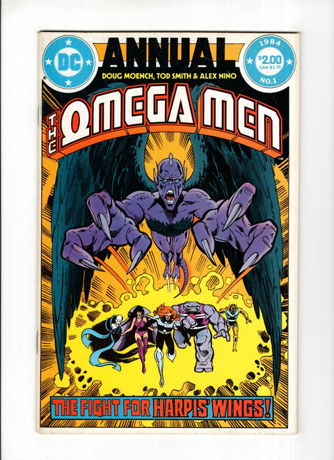 The Omega Men,Vol. 1 Annual #1 (1984) DC Comics 1984