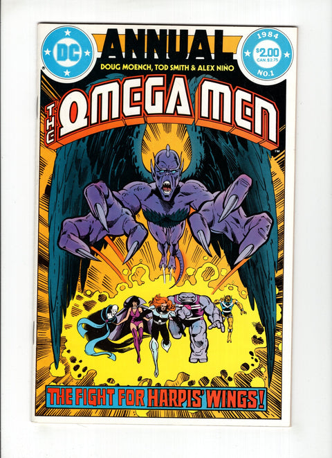 The Omega Men,Vol. 1 Annual #1 (1984) DC Comics 1984