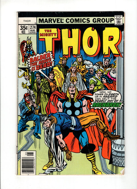 Thor, Vol. 1 #274A (1978)   Marvel Comics 1978